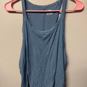 Aerie blue ribbed tank top